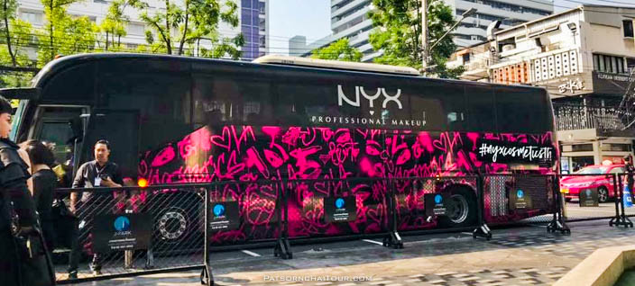 NYX Professional Makeup Thailand for their grand opening at Terminal 21