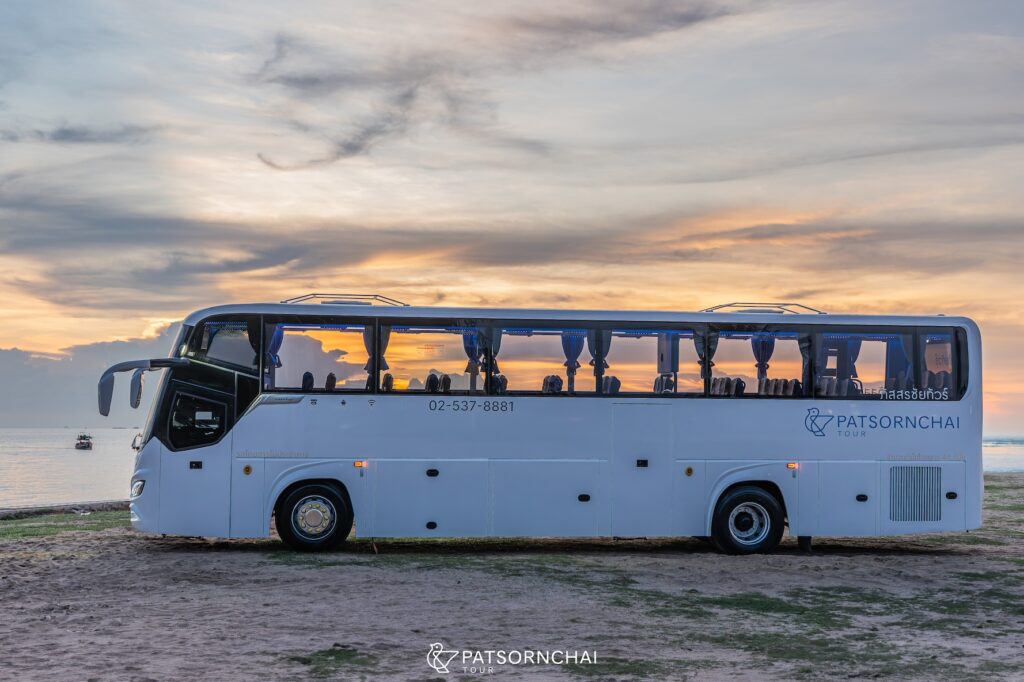 รถบัสเช่า Hino Patsornchai Version 2 | Patsornchai Tour เช่ารถบัส, เช่ารถบัสชั้นเดียว, Hino Patsornchai, รถบัสเช่า
