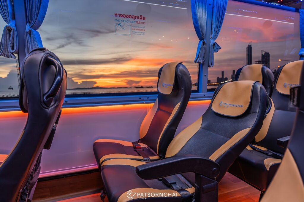 รถบัสเช่า Hino Patsornchai Version 2 | Patsornchai Tour เช่ารถบัส, เช่ารถบัสชั้นเดียว, Hino Patsornchai, รถบัสเช่า