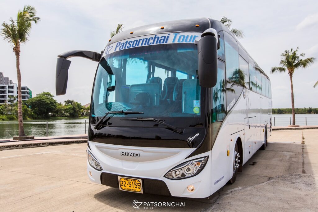รถบัสชั้นเดียว Hino Patsornchai | Patsornchai Tour เช่ารถบัส, เช่ารถบัสชั้นเดียว, Hino Patsornchai, รถบัสเช่า