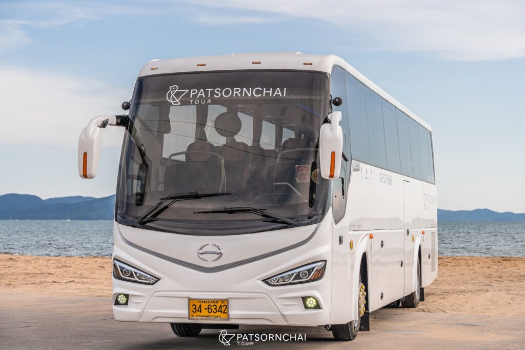รถบัสชั้นเดียว Hino Patsornchai | Patsornchai Tour เช่ารถบัส, เช่ารถบัสชั้นเดียว, Hino Patsornchai, รถบัสเช่า