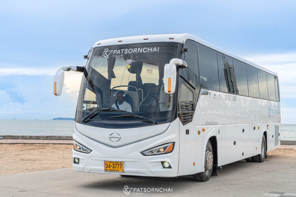 รถบัสเช่า Hino Patsornchai Version 2 | Patsornchai Tour เช่ารถบัส เช่ารถทัวร์ รถรับส่งพนักงาน รถบัสเช่า รถมินิบัส ภัสสรชัยทัวร์